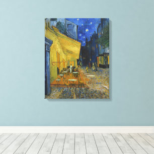 Cafe Terrace at Night Vincent van Gogh Canvas Print