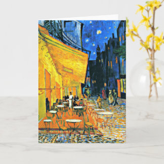 Cafe Terrace by Vincent van Gogh, Card