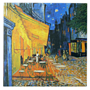 Cafe Terrace by Vincent van Gogh, Ceramic Tile