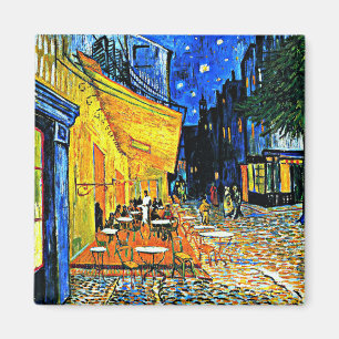 Cafe Terrace by Vincent van Gogh Magnet