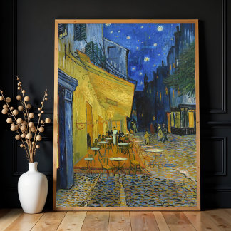 Café Terrace by Vincent Van Gogh Poster