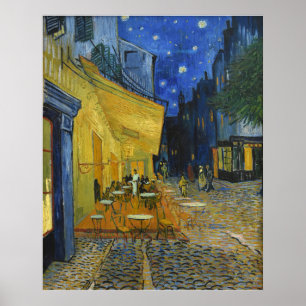 Café Terrace by Vincent Van Gogh  Poster