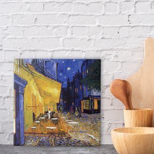 Cafe Terrace by Vincent van Gogh Tile