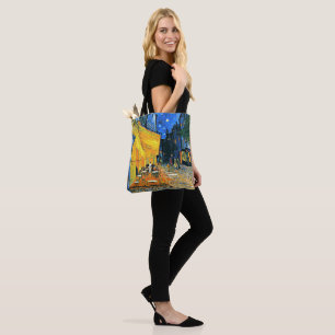 Cafe Terrace fine art painting by Vincent van Gogh Tote Bag