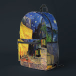 Cafe Terrace on Place du Forum by Vincent van Gogh Printed Backpack<br><div class="desc">Cafe Terrace on Place du Forum by Vincent van Gogh</div>