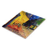 Cafe Terrace Place du Forum Van Gogh Fine Art Ceramic Tile<br><div class="desc">The Cafe Terrace Place du Forum, Vincent van Gogh, Arles September 1888. The painting is currently at the Kröller-Müller Museum in Otterlo, Netherlands. Vincent Willem van Gogh (30 March 1853 – 29 July 1890) was a Dutch Post-Impressionist artist. Some of his paintings are now among the world's best known, most...</div>