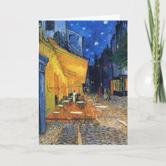 Cafe Terrace reprint Greeting Card