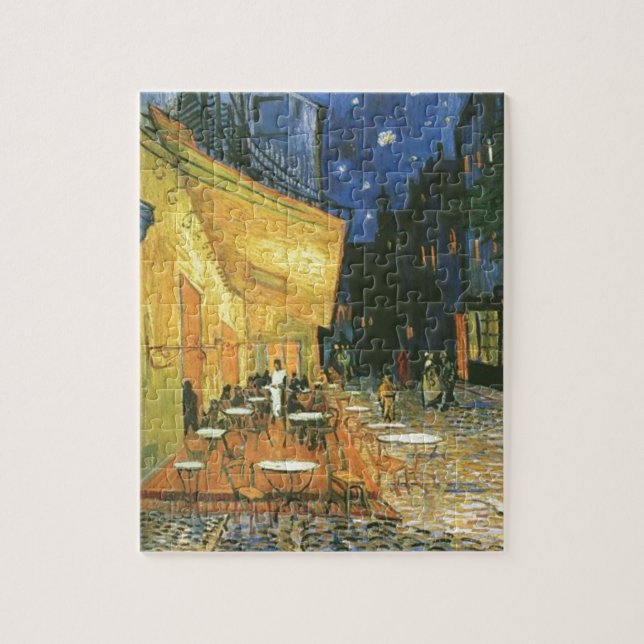 Cafe Terrace - Vincent van Gogh Jigsaw Puzzle (Vertical)