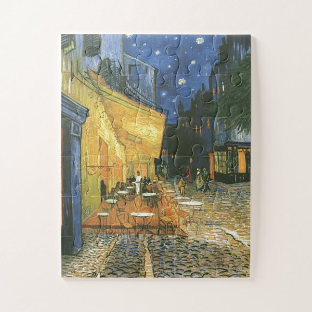 Cafe Terrace - Vincent van Gogh Painting Art Jigsaw Puzzle (Vertical)