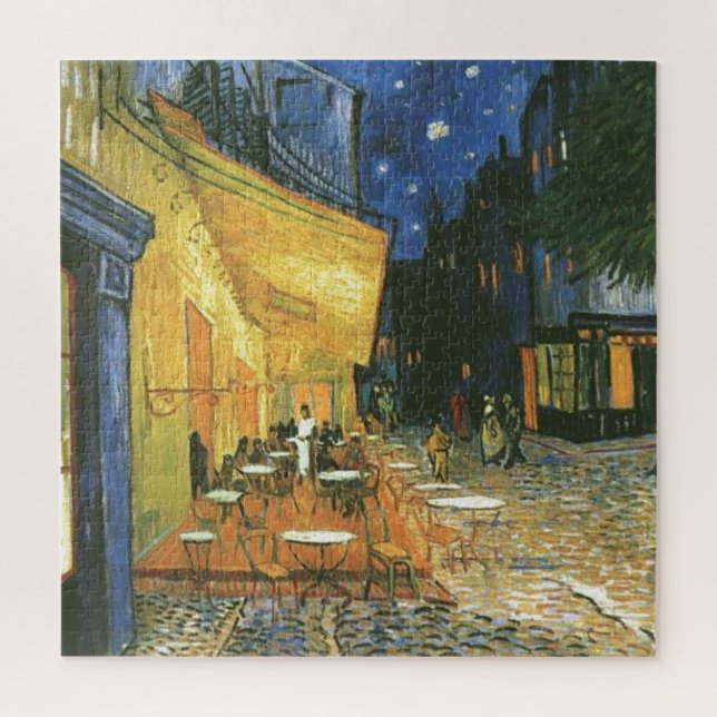 Cafe Terrace - Vincent van Gogh Painting Art Jigsaw Puzzle (Vertical)