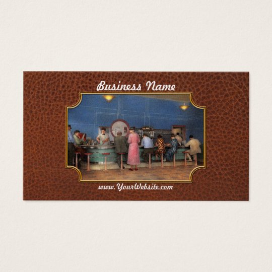 Cafe - The half way point 1938 Business Card