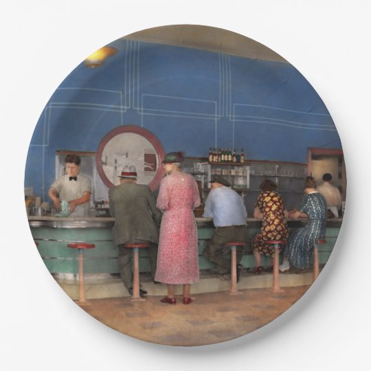 Cafe - The half way point 1938 Paper Plate