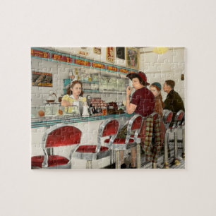 Cafe - The local hangout 1941 Jigsaw Puzzle