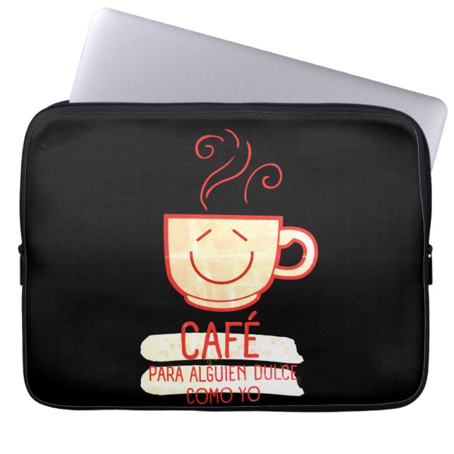 Café y Dulce Laptop Sleeve (Front)