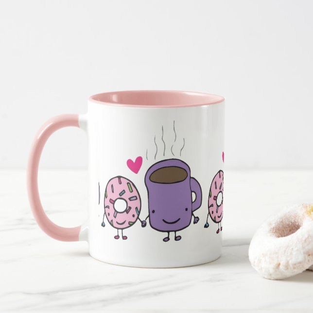 Café y Rosquillas Mug (With Donut)
