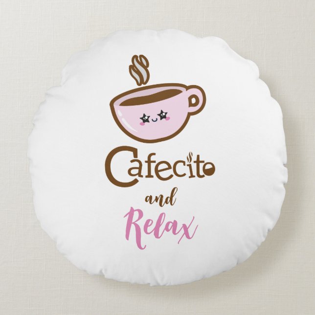 Cafecito Power Pillow (Front)