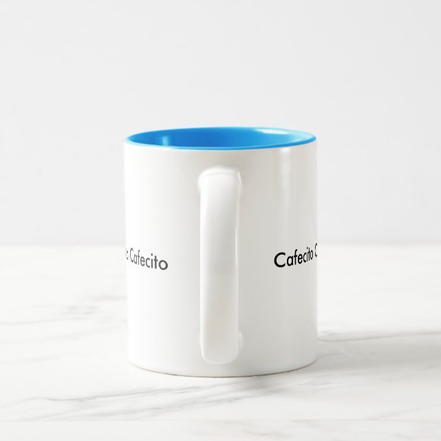 Cafecito Two-Tone Coffee Mug (Handle)