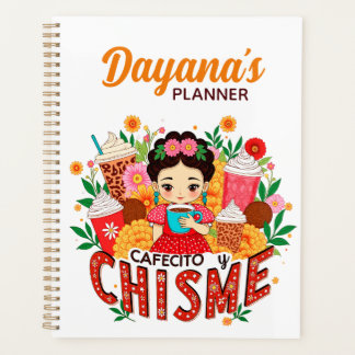 “Cafecito y Chisme” Latina Coffee Lover Planner