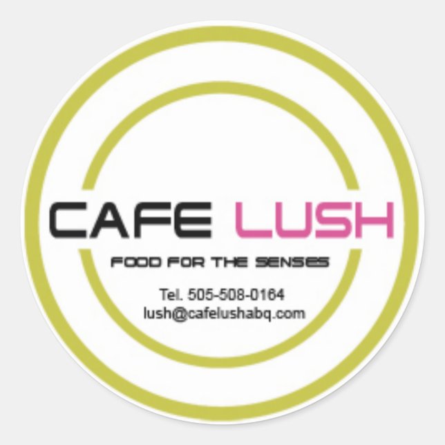 Cafelush Sticker (Front)