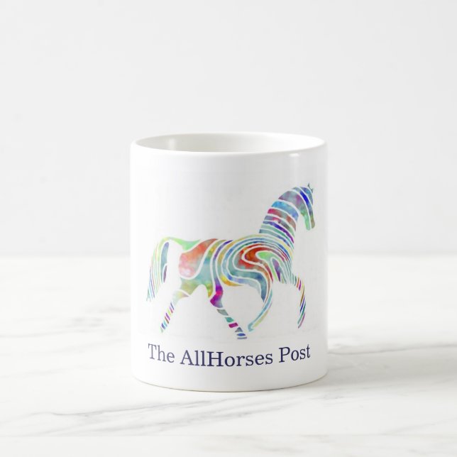 cafepresslogo, The AllHorses Post Coffee Mug (Center)