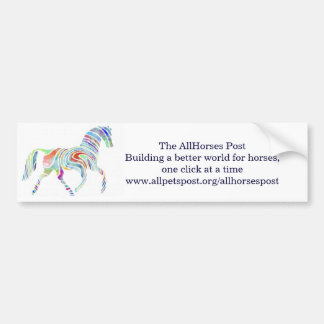 cafepresslogo, The AllHorses PostBuilding a bet... Bumper Sticker