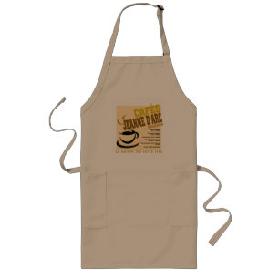 Cafes Jeanne D'Arc Long Apron