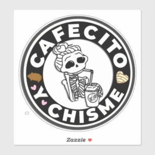 Cafesito y Chisme Car decal sticker