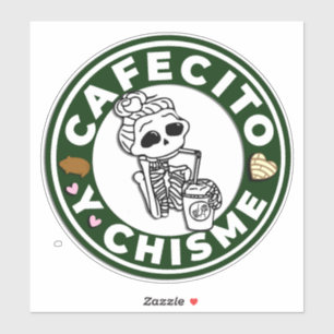 Cafesito y Chisme Car decal sticker