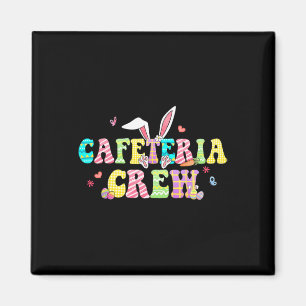 Cafeteria Crew Happy Easter Bunny Lunch Lady Match Magnet