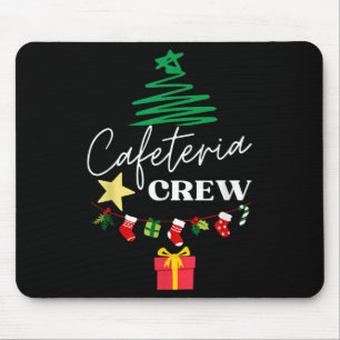 Cafeteria Lunch Lady Crew Christmas Matching Women Mouse Pad