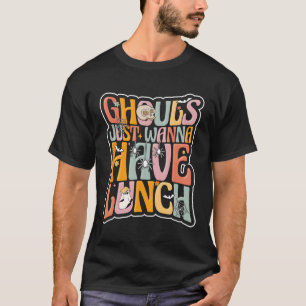 Cafeteria Worker Back To School Halloween Lunch La T-Shirt