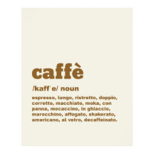 Caffè Poster