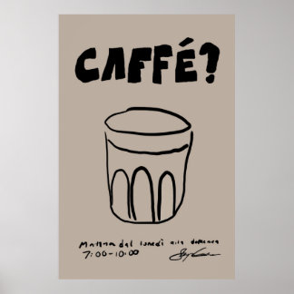 Caffe Poster