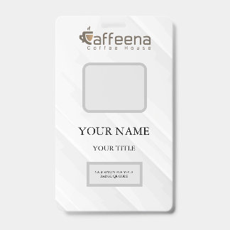 Caffeena Badge ID Badge