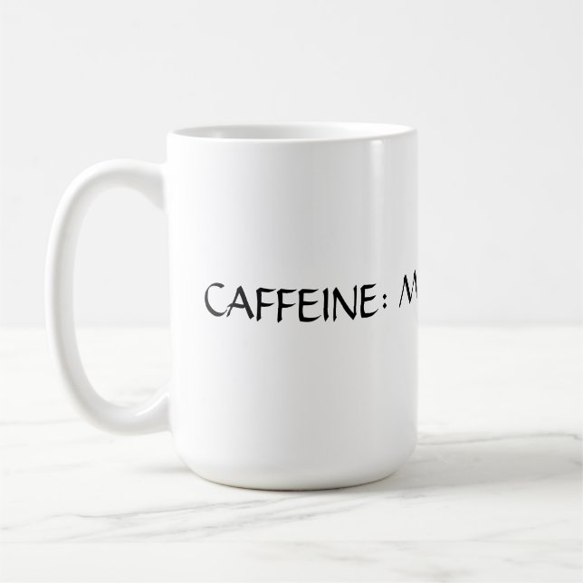 Caffein  coffee mug (Left)