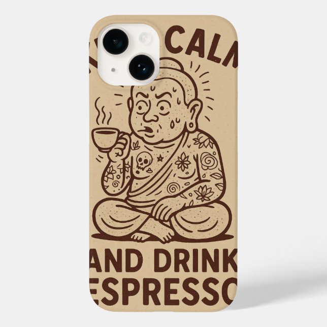 Caffeinated Call Case-Mate iPhone Case (Back)