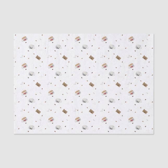 Caffeinated World Tissue Paper (Front)