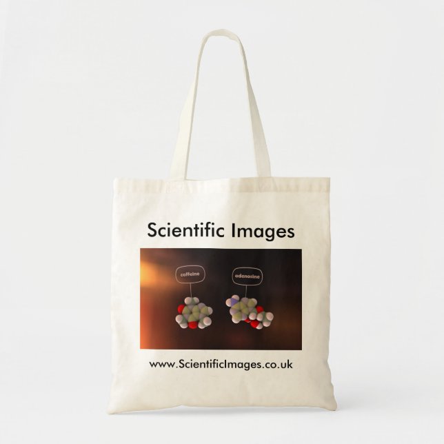 Caffeine and Adenosine Tote Bag (Front)