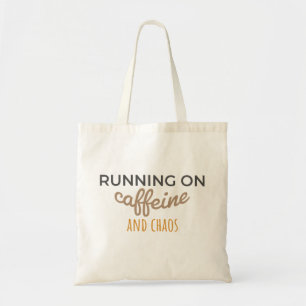 Caffeine and Chaos Mode Tote Bag