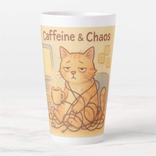 Caffeine and Choas Coffee Mug (Front)
