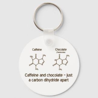Caffeine and chocolate Keychain