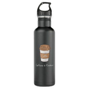 Caffeine and Kindness 710 Ml Water Bottle