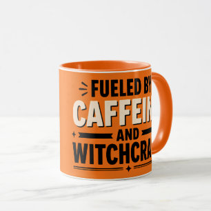 Caffeine and Witchcraft Halloween Teacher Coffee Mug