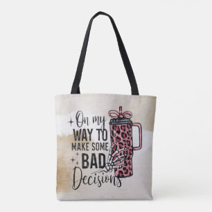 Caffeine & Bones Tote Bag