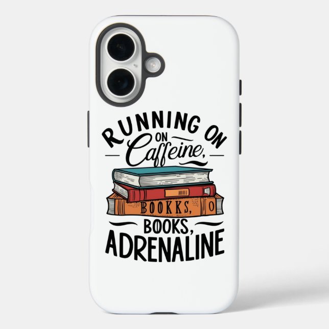 Caffeine Book Energy Case-Mate iPhone Case (Back)