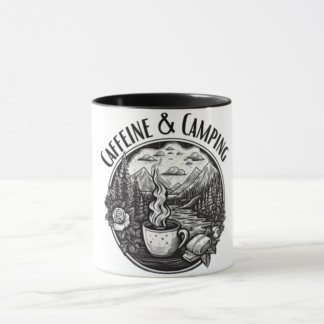 Caffeine & Camping Mug (Center)