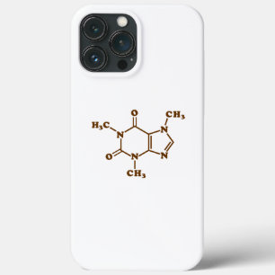 Caffeine Coffee Molecular Chemical Formula iPhone 13 Pro Max Case