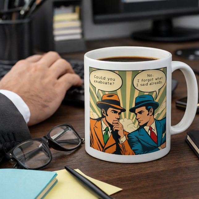 Caffeine Comic quote Coffee Mug (Creator Uploaded)