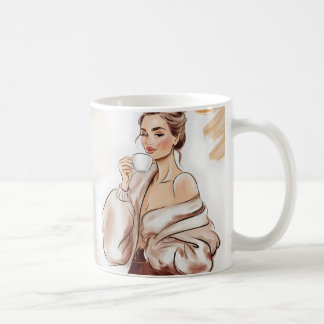 Caffeine & Confidence – Funny Mom Coffee Mug