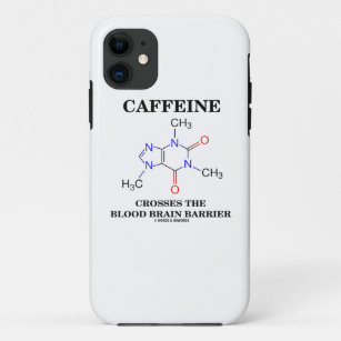 Caffeine Crosses The Blood Brain Barrier Case-Mate iPhone Case